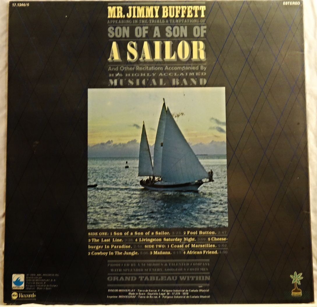 Jimmy Buffett Son Of A Son Of A Sailor Records Vinyl And CDs Hard To